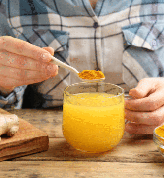 Immune-boosting turmeric ginger soup with bone broth