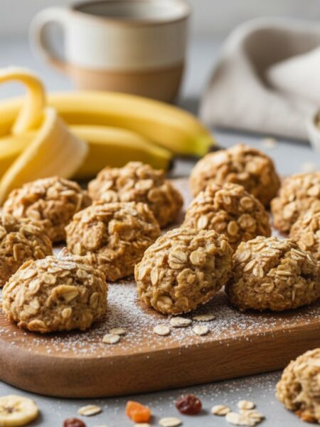 Pre- Workout Healthy No-Bake Banana Oat Energy Bites